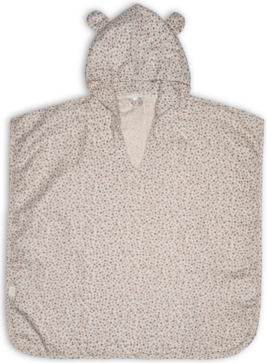 Poncho de muselina Nuuuroo Flor mix leaf 1–2 años