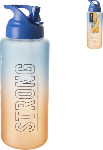 Botella de tritán moly blue-orange 1 l