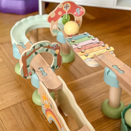 Sólida construcción de madera