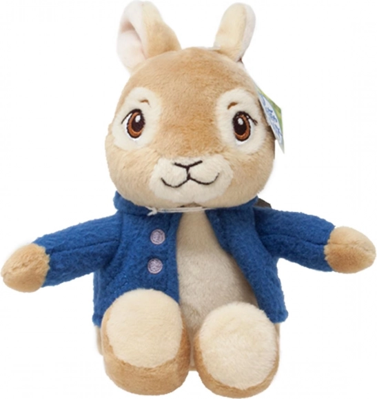 Conejito de peluche Pedro con chaquetita azul