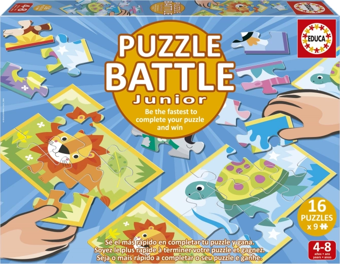 Educa puzzle batalla de Animalitos 16×9 piezas