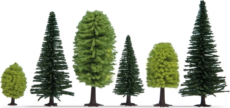 Bosque mixto Noch, set de árboles 25 uds