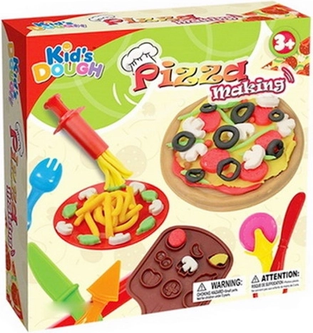 Masa para modelar pizza – set creativo para niños