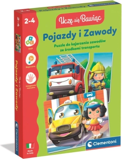 Vehículos y profesiones – juego educativo para los más pequeños