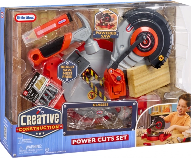 Juego de construcción creativo – sierra ingletadora para niños