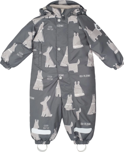 Mono de invierno Leokid Old friends gray 9–12 meses (talla 74)