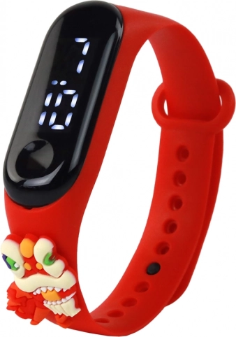 Reloj infantil con pantalla táctil Dragón Rojo