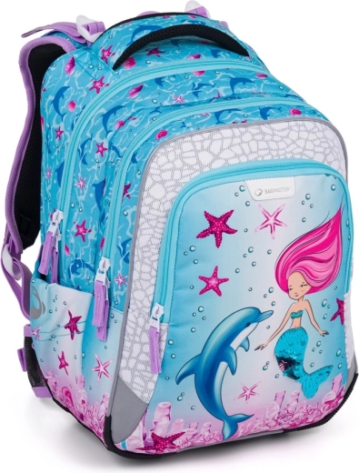 Mochila escolar Bagmaster LUMI 24 A Sirena