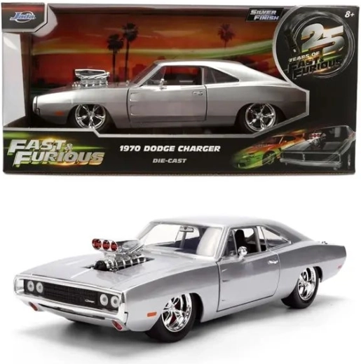Jada Dodge Charger 1970 de la película Fast & Furious, edición aniversario 1:24
