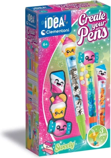 Kit creativo para fabricar bolígrafos Dulces CLEMENTONI IDEA