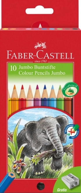 Lápices de colores Jumbo con sacapuntas