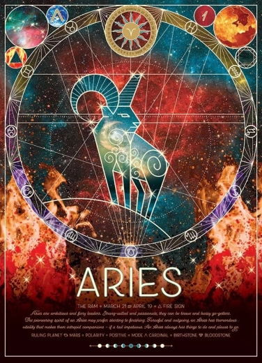 Puzzle COBBLE HILL signo del zodiaco: Aries – 500 piezas