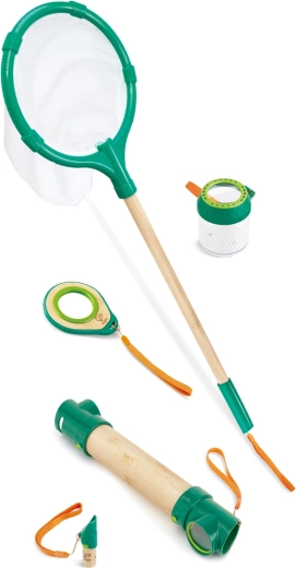 Kit de exploración de la naturaleza de bambú y bioplástico para niños