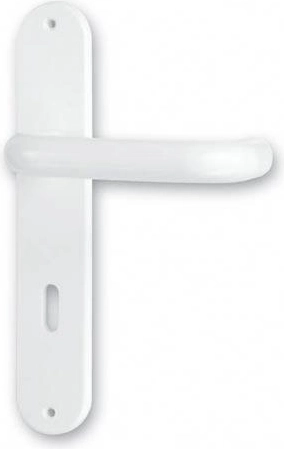 Manilla de puerta Standard 90 blanca de plástico