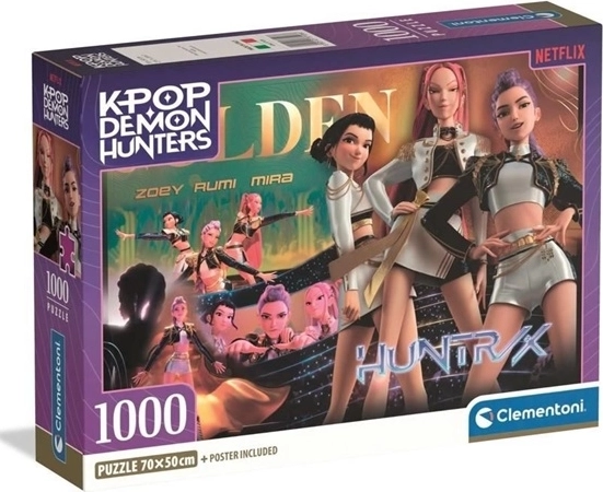 Puzzle Clementoni K‑Pop Demon Hunters 1000 piezas