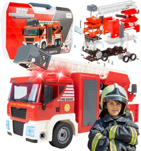 Coche de bomberos para montar 95 piezas