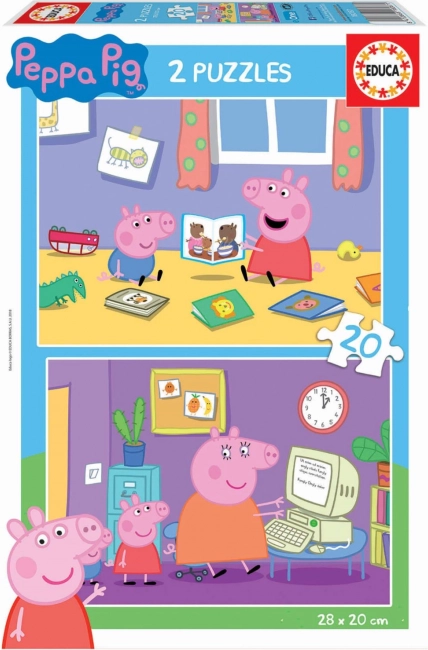 Educa Puzzle Peppa Pig 2x20 piezas