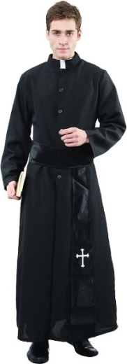 Disfraz de sacerdote para adultos