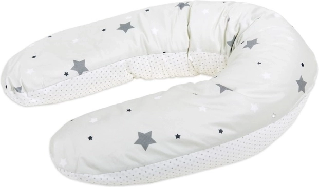 Träumeland cojín de lactancia design 5 gris stars