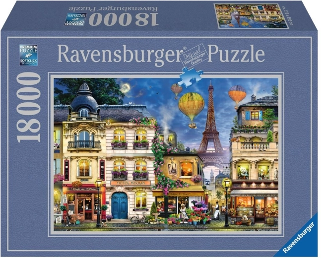 Puzzle Ravensburger Paseo nocturno por París 18000 piezas
