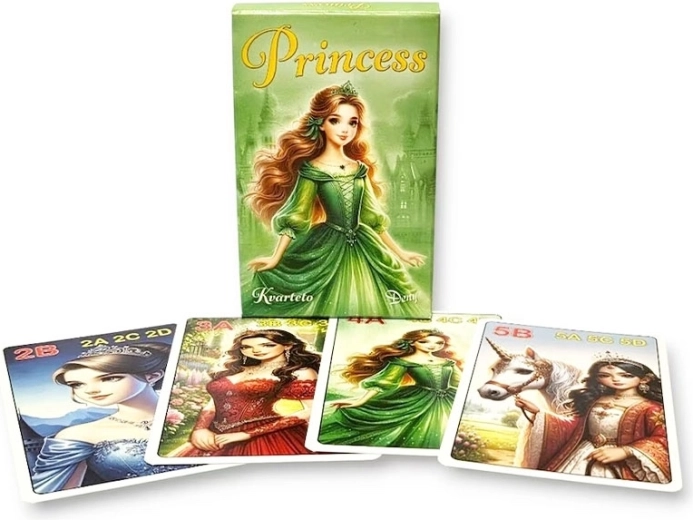 Cuarteto Princesas – juego de cartas de 32 cartas