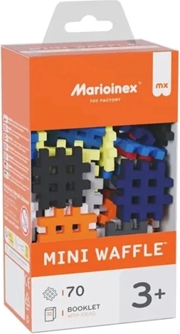 Mini set de construcción tipo gofre de 70 piezas