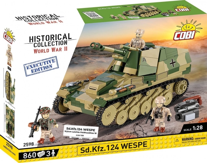 Set de construcción Cobi Sd.Kfz. 124 Wespe – edición exclusiva 1:28