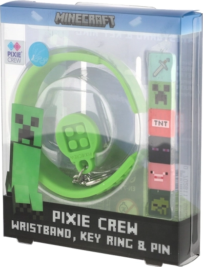 Pixie Crew set 3 en 1: pulsera, llavero y pin
