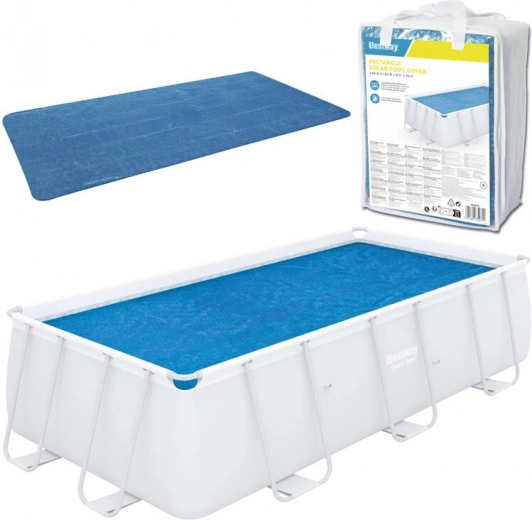Cobertor solar para piscina BESTWAY para piscinas rectangulares 3,80 × 1,80 m