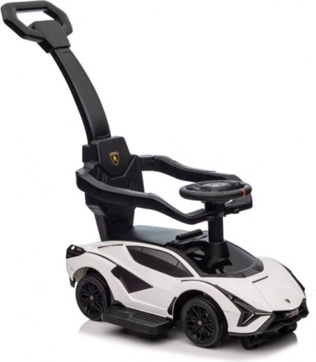 Correpasillos con barra guía Lamborghini QLS-996T – Blanca