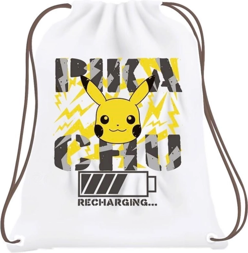 Bolsa de tela Pokémon con cordón ajustable - 1 unidad