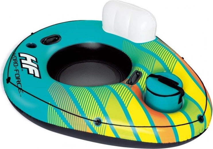 Aro flotante inflable con respaldo y bolsa térmica 169 × 137 cm Bestway