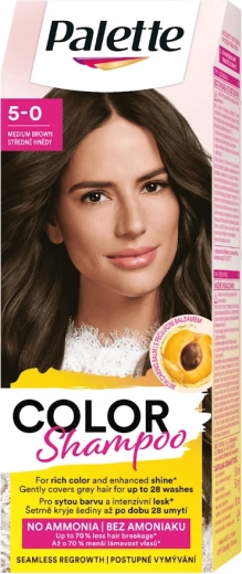 Palette Color Shampoo 5-0 castaño medio 50 ml