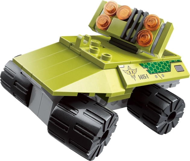 Qman Thunder Expedition coche radar Sky-eye – mini set de construcción de 81 piezas