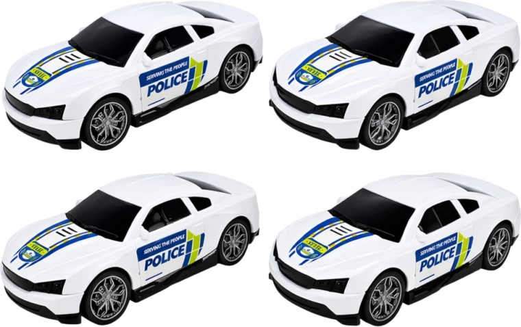 Cochecitos de policía incluidos