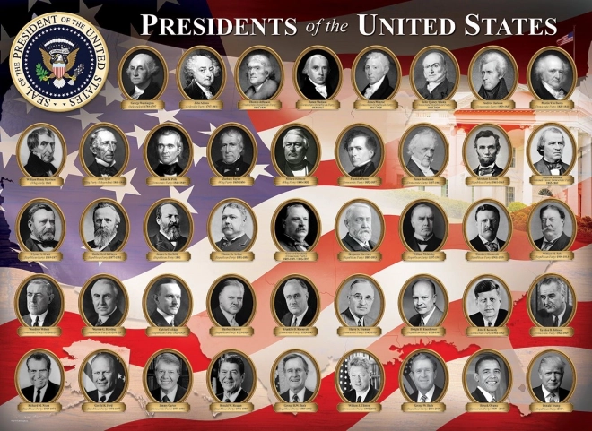 Puzzle Presidentes de los Estados Unidos de América 1000 piezas