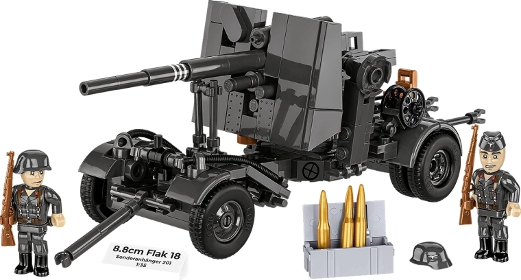 Modelo realista de la leyenda 8,8 cm FLAK 18