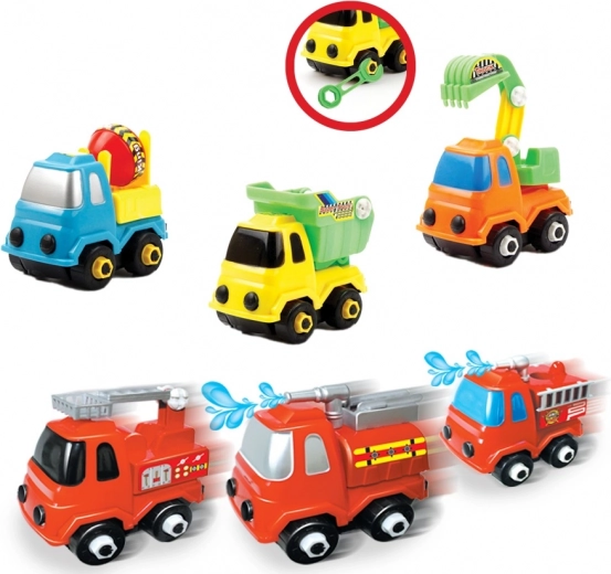 Juego de coches desmontables, 3 uds.