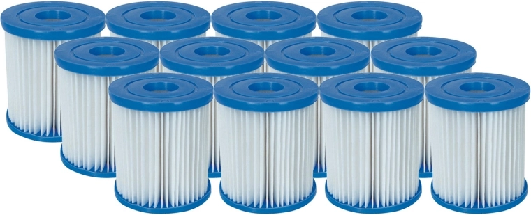 Filtros de repuesto para bomba de filtración Tipo II, juego de 12 uds. BESTWAY