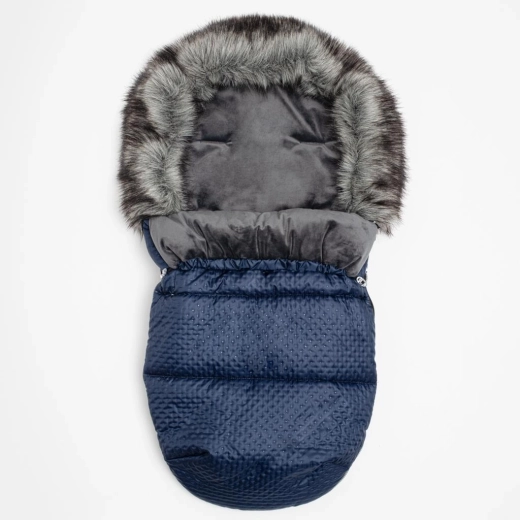 Saco de invierno con forro polar New Baby Lux, azul