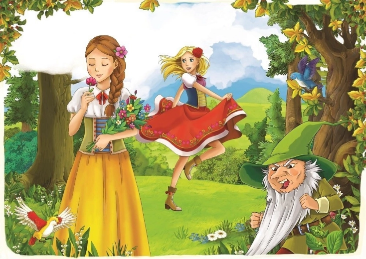 Puzzle Rosa de cuento de hadas 100 piezas