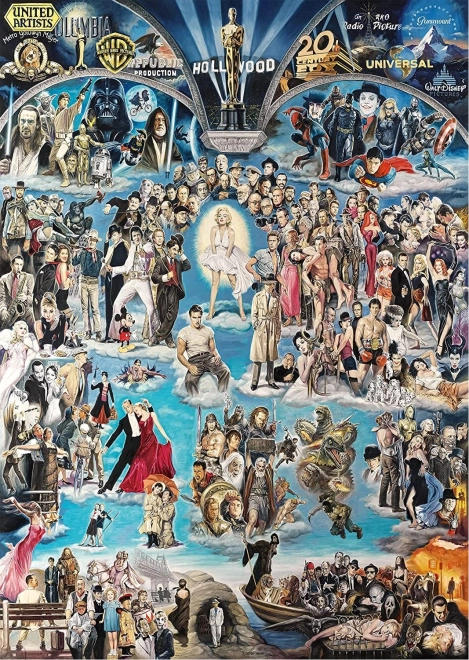 Puzzle Hollywood – paseo de la fama 3000 piezas SCHMIDT