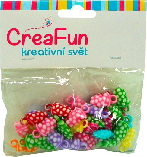 Set de colgantes de fresa – 4 uds