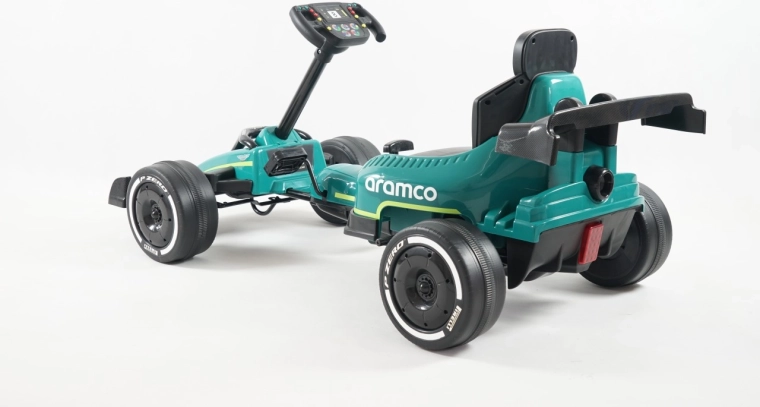 Motokart de pedales ASTON MARTIN verde