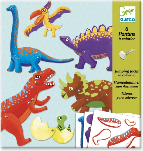 Djeco marionetas de dinosaurios