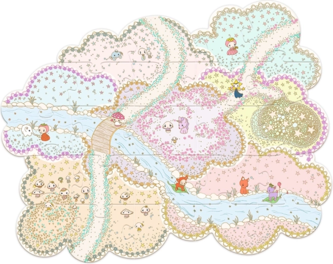 Escena de puzzle mágica llena de detalles