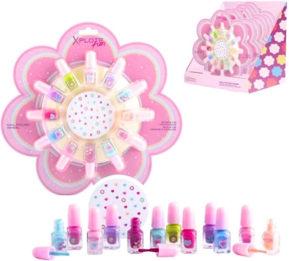 Set de uñas en forma de flor - 1 pieza