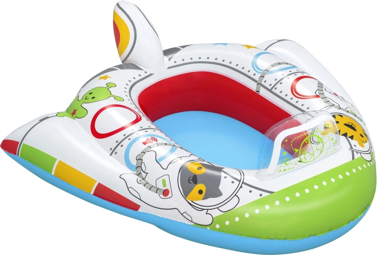 Diseño colorido de nave espacial