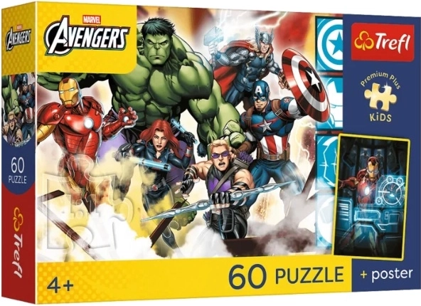 Puzzle PremPlus Kids «Razem silniejsi» 60 piezas