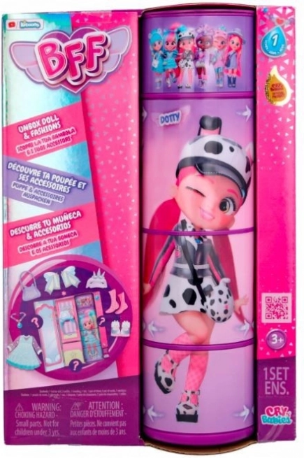 Muñeca CRY BABIES BFF Dotty – adolescente a la moda con accesorios